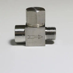 Electric Steam Iron Parts Water trap 304 stainless steel water saving valve 1/4” femal to 1/4” male screw