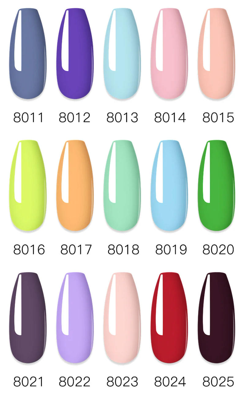 Description Picture 4 of itemNAILWIND White Black Nail Gel UV/Led Nail Polish Semi Permanent Gel Varnishes Hybrid Polish No Wipe Top Coat Nail Art