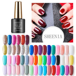 MSK Color Lead Nail Gel Polish 8ml High Quality Nail Gel Polish golden color Bottle Bright Color Glitter Varnish Nail Polish