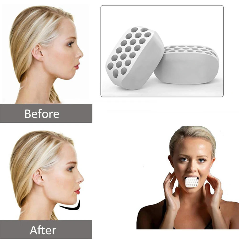 Description Picture 5 of item2Pcs/Lot Jaw Exerciser Ball  jaw chin line Trainer Face Facial Muscle Exercise Ball Jaw Chew Ball Workout Fitness Equipment
