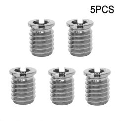 5PCS Camera Screw 1/4 to 3/8 Conversion Screw Nut Quick Release Mount Adapter Screw for Camera Monopod Ballhead Tripod