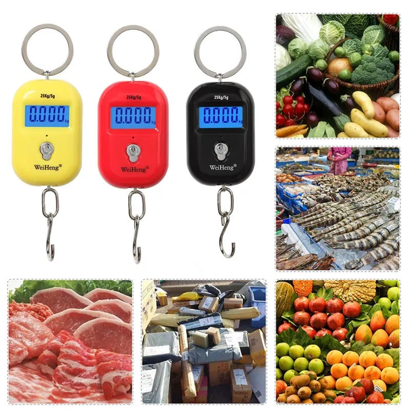 Description Picture 5 of itemMini Digital Scale 25Kg 5g Electronic Fishing Weight Pocket Luggage Scales Hanging Hook Mini Keychain LCD Weighing Balance