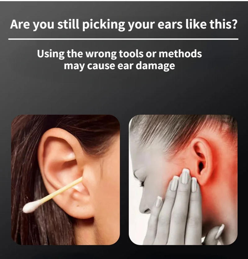 Description Picture 3 of item1/7PCS Ear Cleaner Earwax Removal Tool ABS Earpick Curette Reusable Ear Cleaning Wax Remover Spring Spoon Ear Pick Cleanser Care