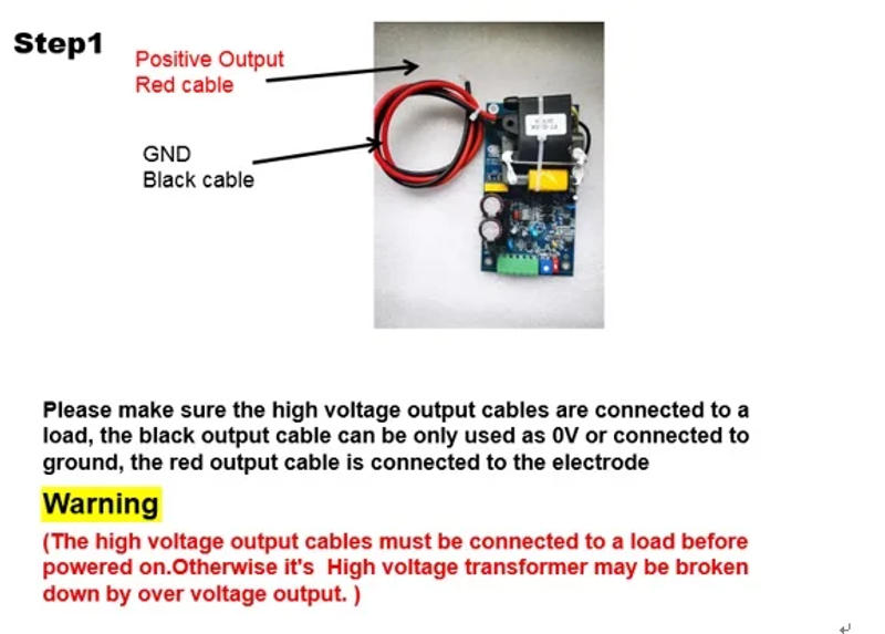 Description Picture 6 of itemCleaner Air Purification High Voltage  circuit board    Constant CV 6KV - 13KV CX-50S     ,  Electro Preci Transformer Kit  ,