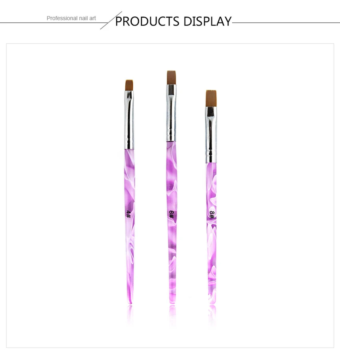 Description Picture 5 of itemRolabling Acrylic Nail Art Brush Set UV Gel Painting Drawing Brushes Nail Brush Set Manicure Gel Brush Nails Art Tools Liner Pen