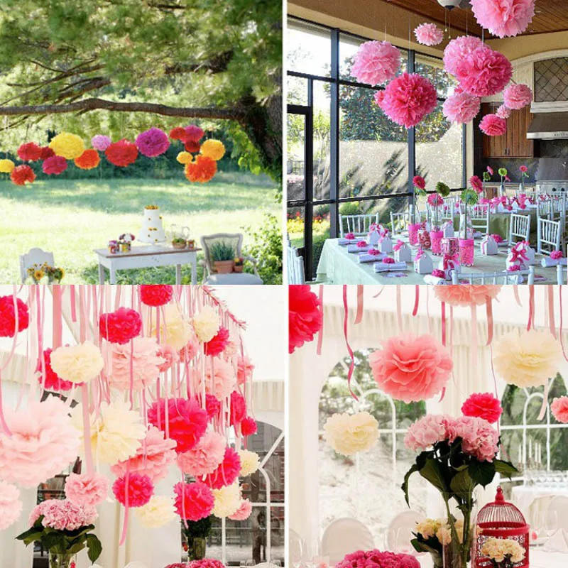 Description Picture 2 of item10 Pieces 50*66 Cm Tissue Paper DIY Handmade Craft Paper Flowers Gift Packing Wedding Festive Party Home Decoration Supplies