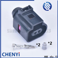 5 sets 2 Pin 1.5mm Auto electrical plug connector 1J0973702 for ignition coil  Auto Temp sensor plug deflation valve connector