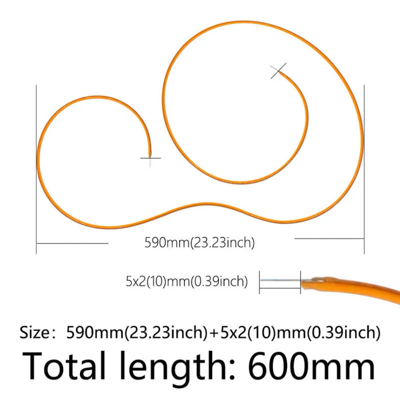 Description Picture 3 of itemDC12V 600mm 2200K 10pcs Edison Bulb Filament Lamp Parts LED Chip Incandescent Light Accessories Diodes Flexible Filament DIY