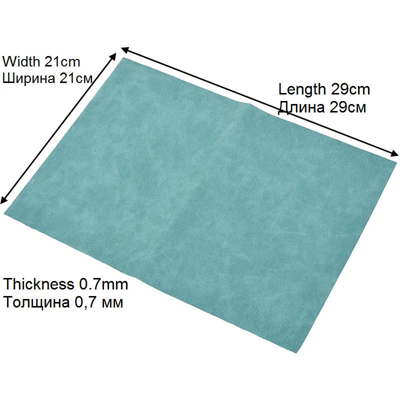 Description Picture 3 of itemLychee Life 21x29cm A4 Faux Suede PU Leather Fabric For Garment Waterproof Synthetic Leather Fabric DIY Sewing Material
