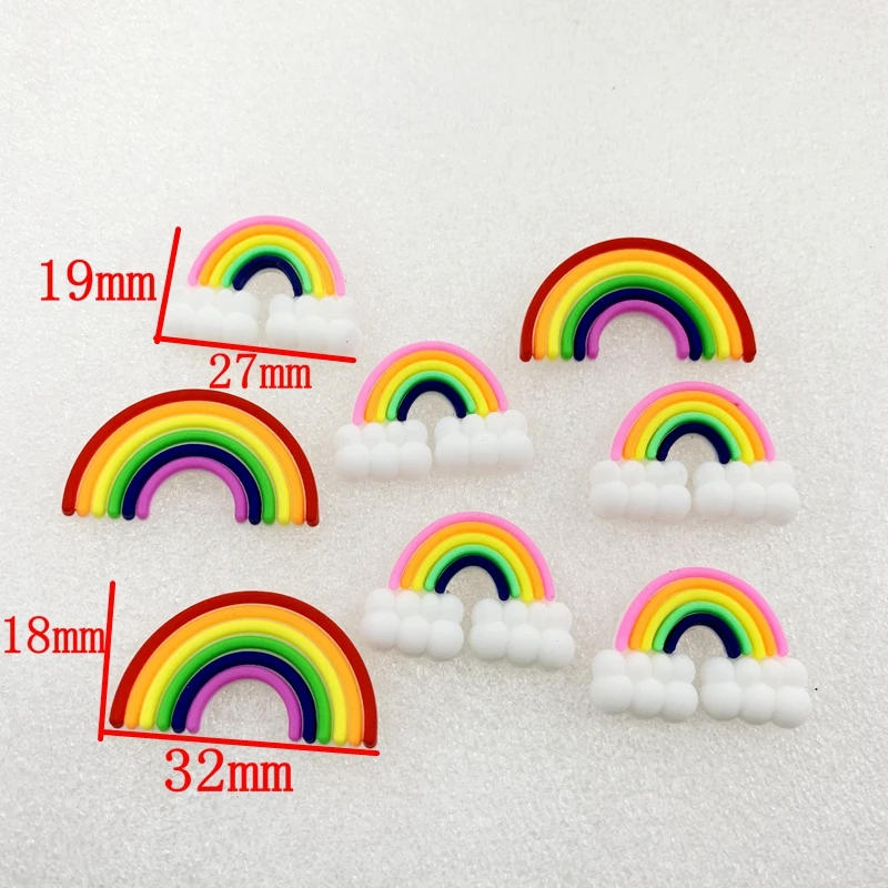 Description Picture 2 of item20PCS  PVC Soft Gel Rainbow Candy Color DIY Cartoon Crafts Scrapbook Decoration cabochon kawaii  scrapbooking embellishments