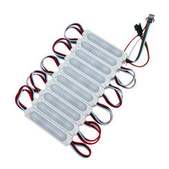 100pcs/lot WS 2811 RGB Full Color LED Module 1903 Waterproof 12V Symphony 5050 Pixel 86X19MM IP65 For Advertising Box Light