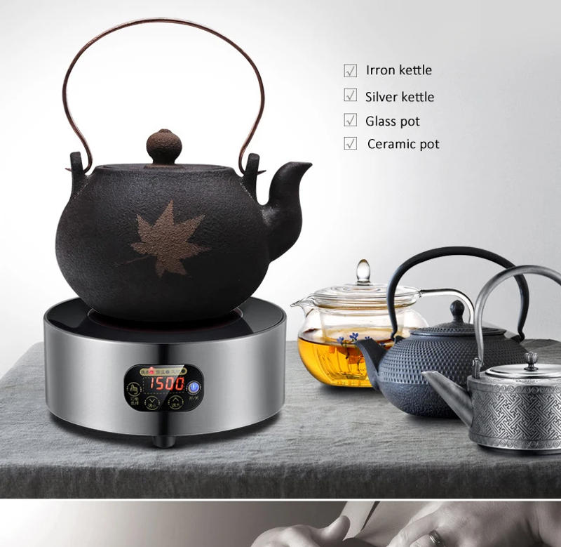 Description Picture 6 of item1500W Hot Cooker Plate Multifunction Electric Stove Heater Hotpot Tea Maker Water Heater Boiler Milk Heating Furnace Seat 220V