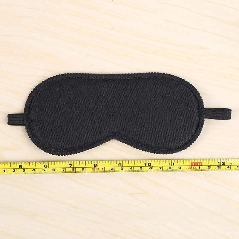Description Picture 4 of itemClassical pure black Sleep Eye Mask Portable Travel Eye Shade Eyes cover Sleep & Snoring Health Care MR145