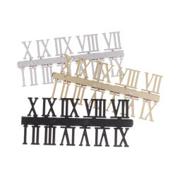 1 SetT Gold&Silver Color DIY Digital Replacement Gadget Repair Clock Parts Number Bell Clock Numerals Clock Accessories