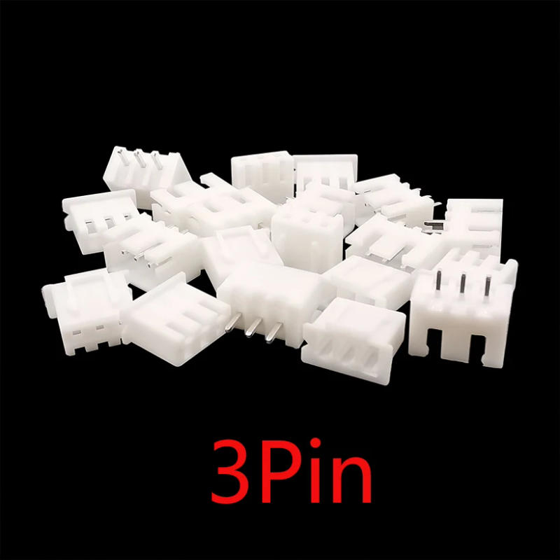 Description Picture 3 of item100Pcs JST XH2.54 2/3/4/5 Pin Terminals Plastic Shell Male Plug + Female Socket Wire Connector XH 2.54 2P 3P 4P 5P