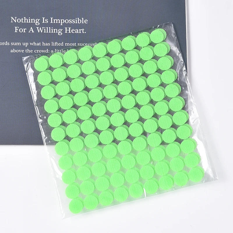 Description Picture 5 of item10mm 15mm Multicolor Adhesive Fastener Tape Dots Sticky Hook Magic Tape Double Sided Round Strong Self-Adhesive