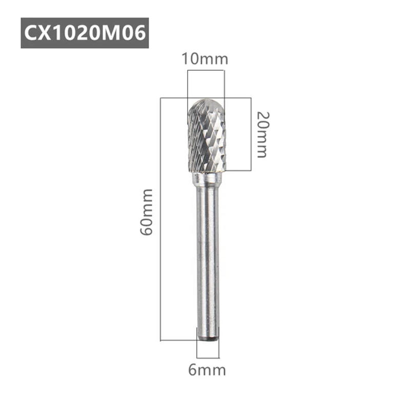 Description Picture 5 of itemTungsten Carbide Rotary File Tool CX Type Head Point Burr Grinder Abrasive Tools Drill Milling Carving Bit Tools
