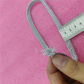 1cm Tubular Silver