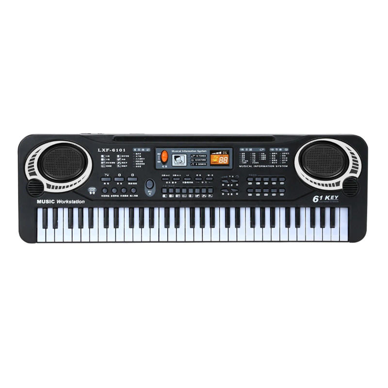 Description Picture 4 of item61 Keys Piano Digital Music Electronic Keyboard KeyBoard Black Electric Piano Kids Gift with microphone Keyboard instrument