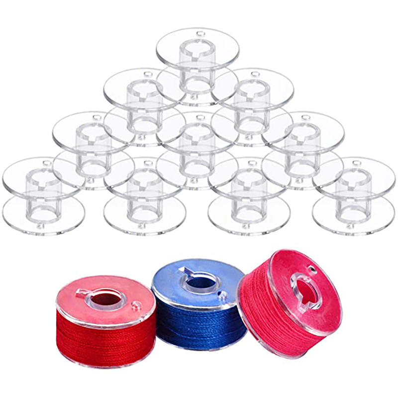 Description Picture 4 of item25Pcs Multicolor Bobbin Thread Polyester Thread Spools Sewing Machine Bobbins with Storage Box for Embroidery Sewing Accessories