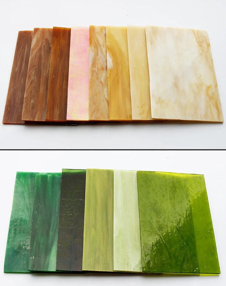 Description Picture 5 of item1 pc 10x10cm Colorful Square Mica Mosaic Tiles 3mm Thickness DIY Craft Glass Mosaic Craft Materials Package with Foam Sponge