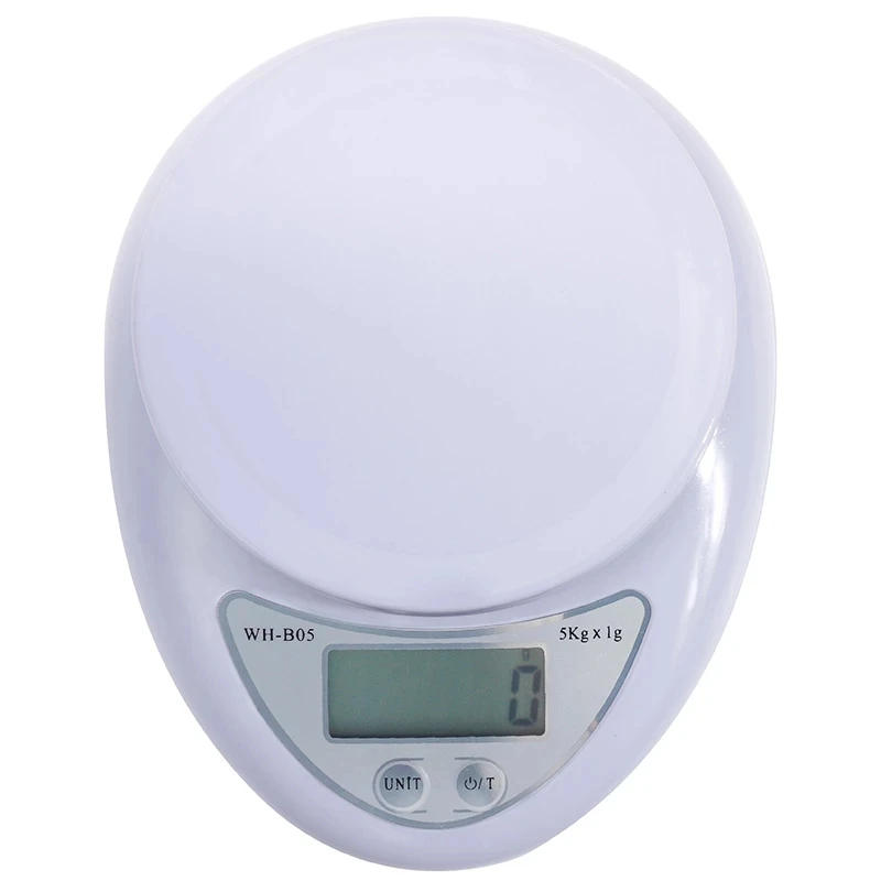 Description Picture 3 of item5kg/1g 1kg/0.1g Portable Digital Scale LED Electronic Scales Postal Food Measuring Weight Kitchen LED Electronic Scales