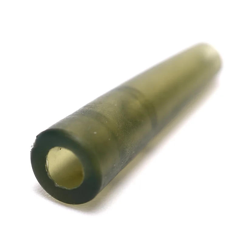 Description Picture 3 of item20PCS Carp fishing Mini Anti-Tangle Sleeves Connect with Fishing Hook Green Rubber Quick Change Hook Sleeve for Carp Fishing