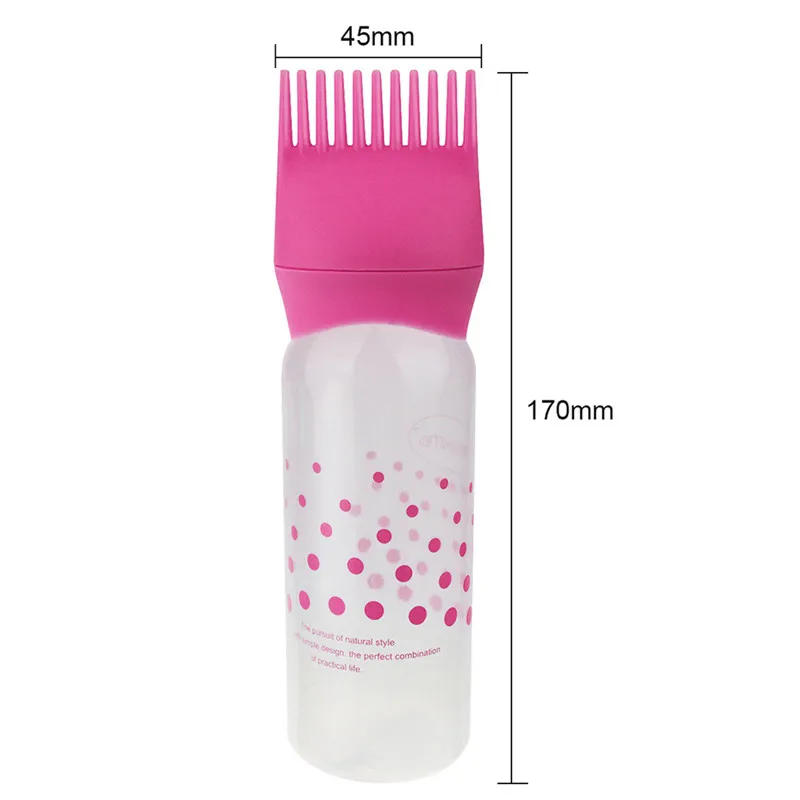 Description Picture 6 of item120ml Hair Dye Applicator Brush Hair Dye Bottle Dyeing Shampoo Bottle Oil Hair Tools Dispensing Salon Hair Coloring Styling Tool