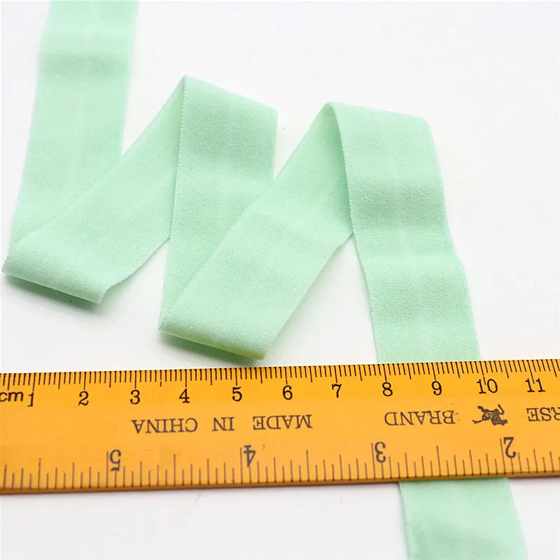 Description Picture 6 of item20mm High Elastic Folding Elastic Band Ribbon Color Edging Elastic Band Underwear Bra Sewing Lace Fabric Clothing Accessories 5m