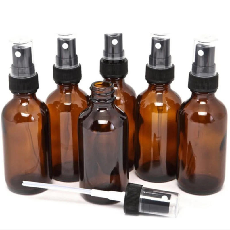 Description Picture 6 of item5/10/15/20/30/50 / 100ml Empty Amber Glass Portable Spray Bottle Sprayer Essential Oil Container 5-100ml Mini Spray Bottle
