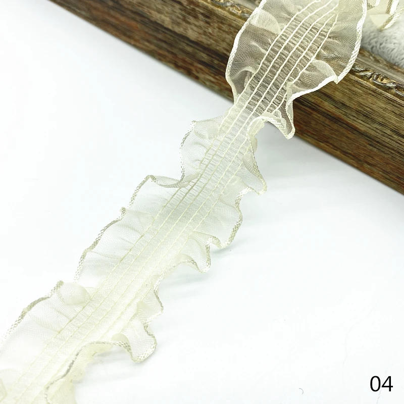 Description Picture 6 of item1 yard 30mm Elastic Hair Band Ribbon Lace Sewing Trim Handmade Ribbon DIY