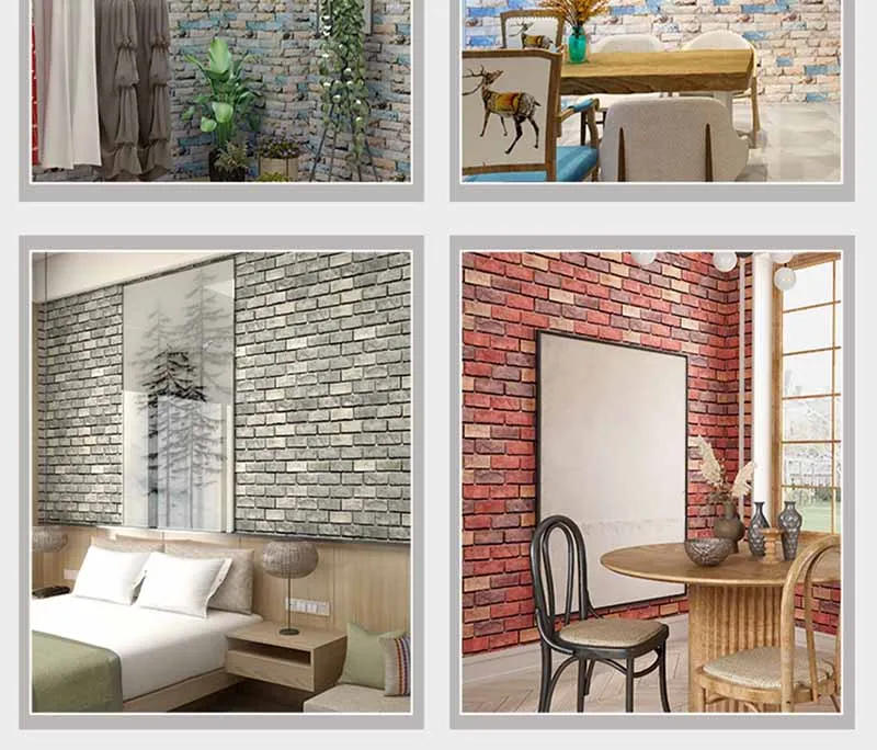 Description Picture 6 of itemNew Design Self-Adhesive Wall Sticker Panel Moisture-Proof 3D Wall Sticker Bedroom Living Room TV background Wall Home Decora