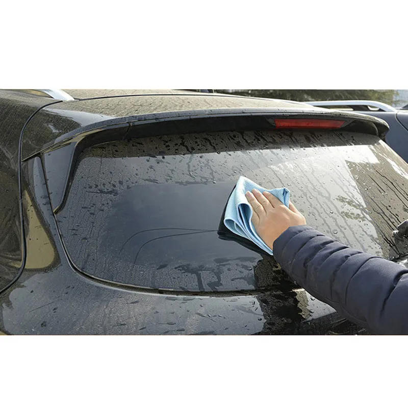 Description Picture 4 of item30*40cm/11.8*15.7inch Microfiber Cleaning Towel Absorbable Glass Kitchen Cleaning Cloth Wipes Table Window Car Dish Towel Rag