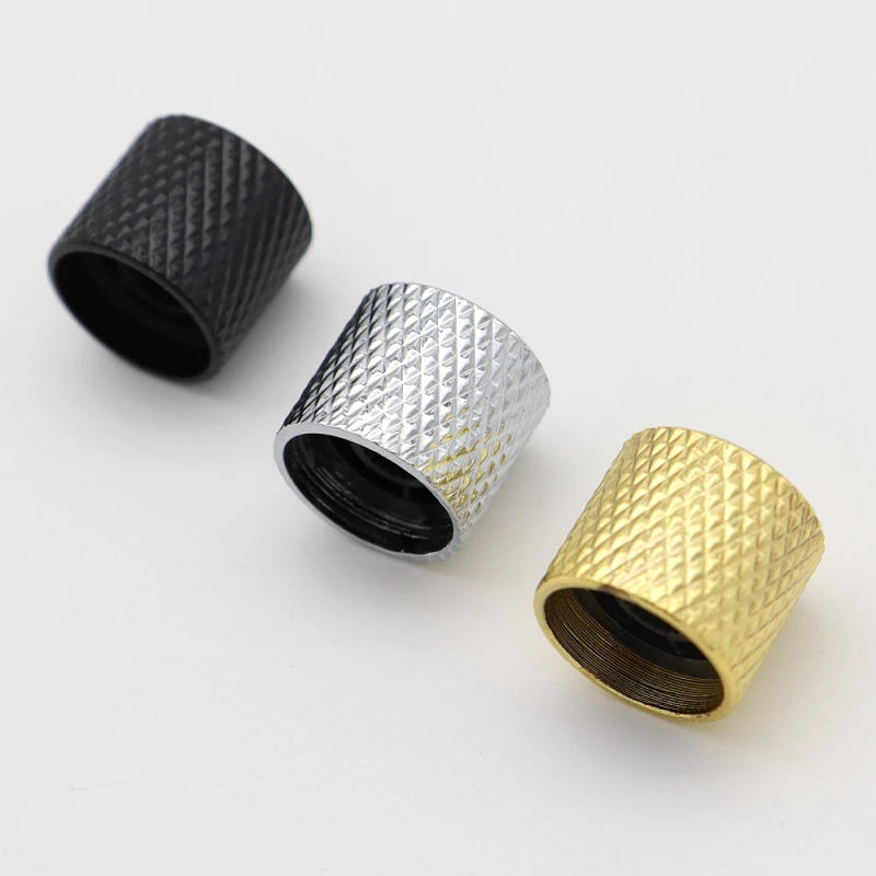 Description Picture 5 of item2pcs/4pcs 6mm Metal Dome Tone Guitar Volume Tone Knobs Potentiometer Control Knobs For Electric Guitar Bass