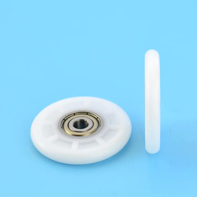 Description Picture 4 of item1pc Plastic coated POM polyoxymethylene plastic wheel 625ZZ bearing pulley nylon small wheel rolling guide wheel 5*35*5