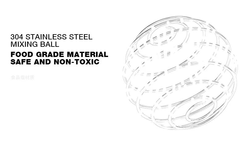 Description Picture 5 of itemStainless Steel Vacuum Mixer Cup Outdoor Drink Kettle Detachable Double Layer Whey Protein Powder Sports Shaker Water Bottle