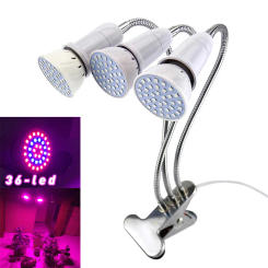 36 LED Flower Indoor Grow Light Hydroponics Plant Greenhouse Growbox Cultivo Growing Lamp Vegetables Growth Bulbs