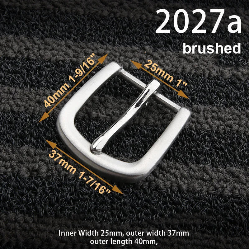 Description Picture 6 of item1pcs 304 Steel 15-35mm Belt Buckle End Heel bar Buckle Single Pin Heavy-duty For Leather Craft Strap Webbing Dog Collar CLOXY