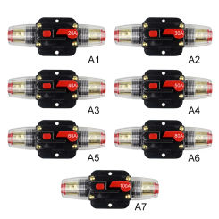 20A 30A 40A 50A 60A 80A 100A 150A Circuit Breaker 12V 24V DC Car Truck Audio Resettable Fuse Circuit Breaker