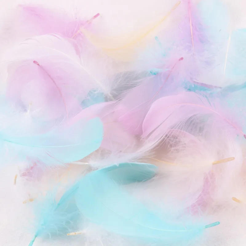 Description Picture 5 of itemNatural Goose Feathers Plumes 4-15cm Colourful Swan Feather Plume for Home Decoration Craft DIY Party Jewelry Decoration 3Size