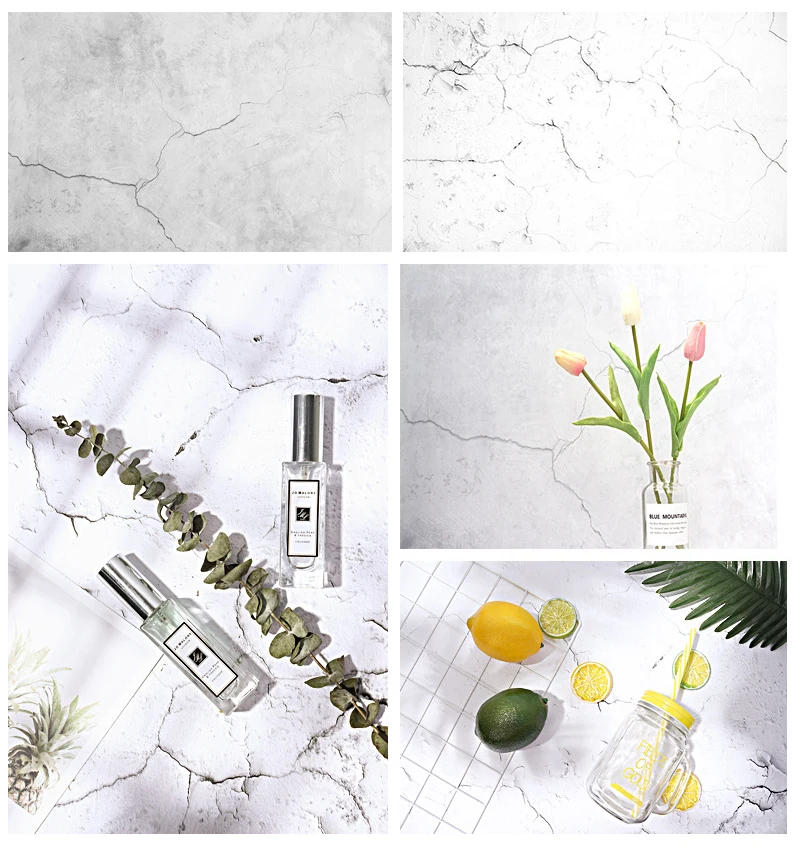 Description Picture 6 of itemMarble Food Photography Backdrops Paper 54*87 CM Background for Photo Studio Shoot Photocall Props Christmas[Buy 4 Free 1]