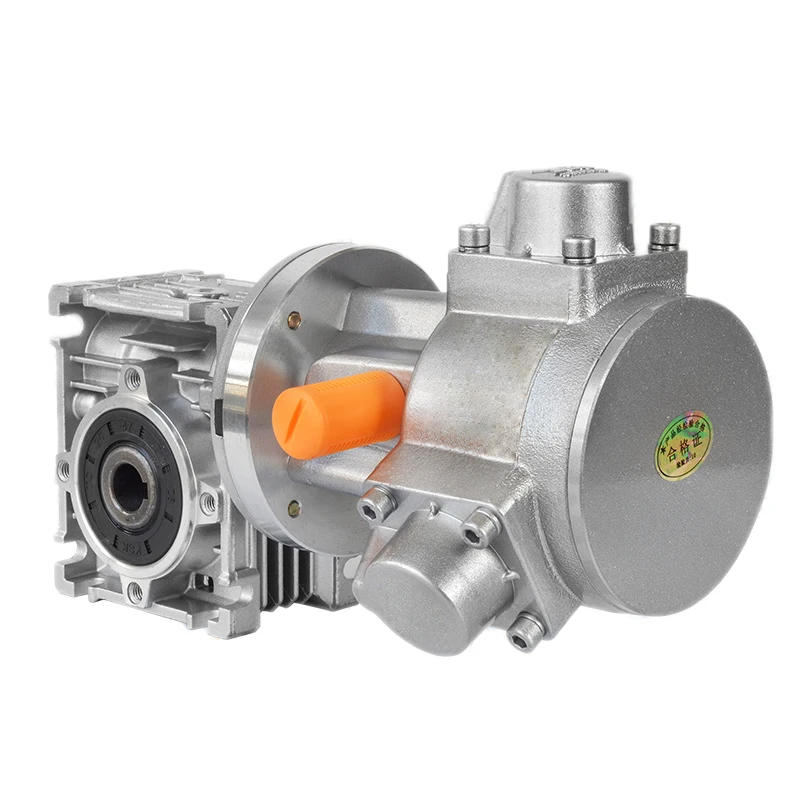 Description Picture 4 of itemThree-cylinder Piston Pneumatic Motor with Worm Gear Reducer Large Torque Low Speed Industrial Strength Explosion-proof Motor