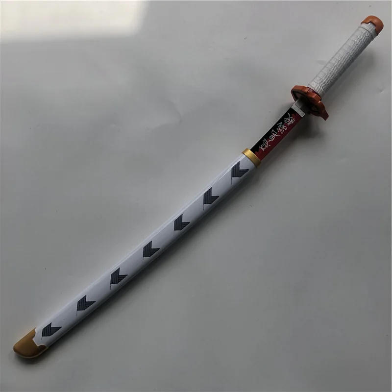Description Picture 4 of item80cm Demon Slayer Sword Katana JaponesaTanjirou Anime Swords Weapon Model Ninja Kids Toys Cosplay Swords Prop Boy Gift Toy Sword