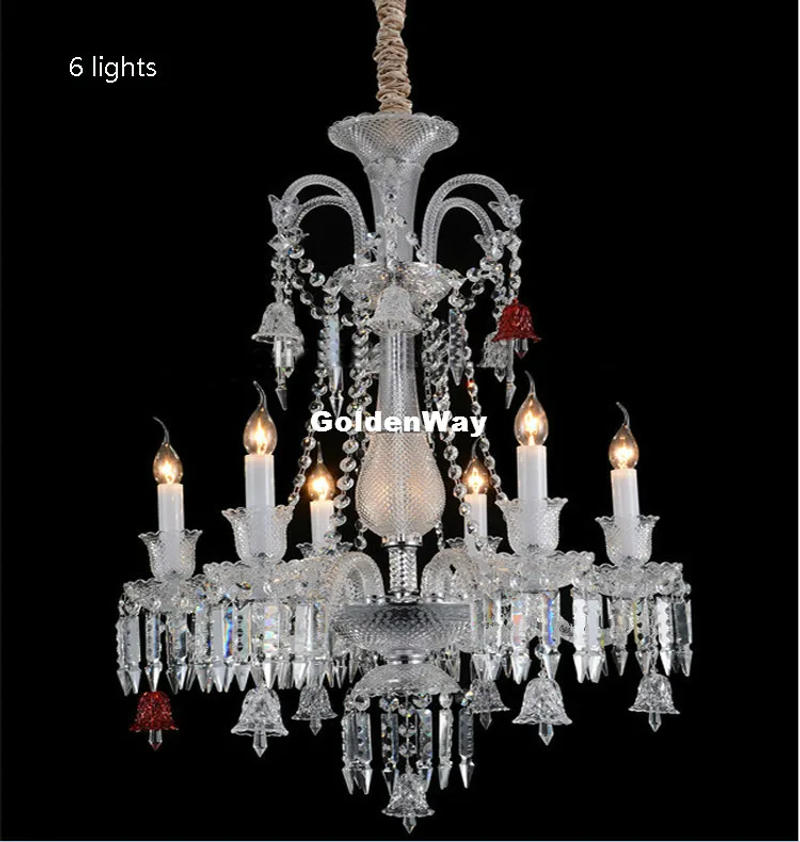 Description Picture 2 of itemModern Crystal Chandelier Decora Chrome Chandelier Lighting Dining Room Crystal Chandeliers European 110-240V Crystal Chandelier