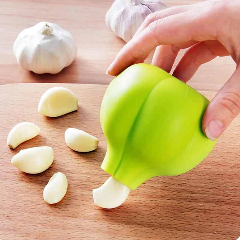 Description Picture 2 of itemCreative rubber garlic peeler garlic garlic press super soft peeled garlic peeling tool household kitchen accessories