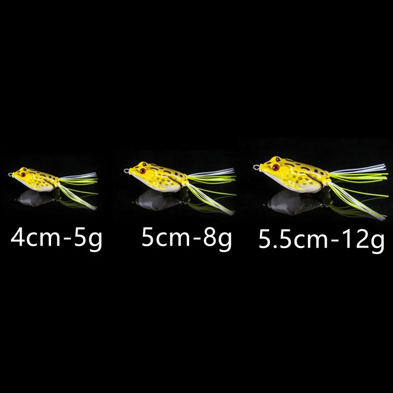 Description Picture 2 of itemDouble Propeller Frog Soft Baits Shad Soft Lure Jigging Fishing Lure Bait Prop Topwater Catfish Silicone Artificial Wobblers