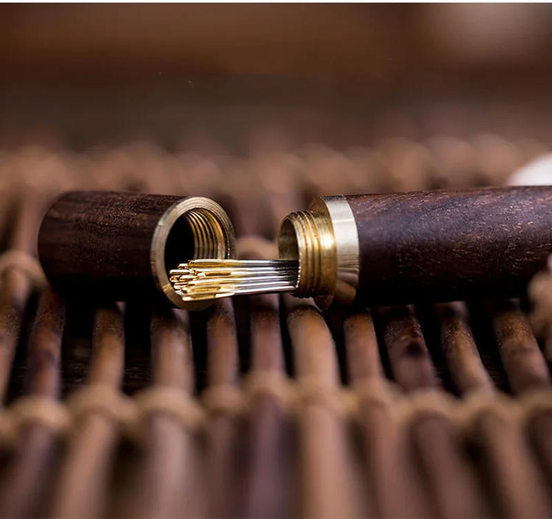 Description Picture 5 of itemSewing Needles Storage Crafts And Sewing Needles Storage Holder Wooden Box Sewing Needles Container Tube DIY Sewing Tools