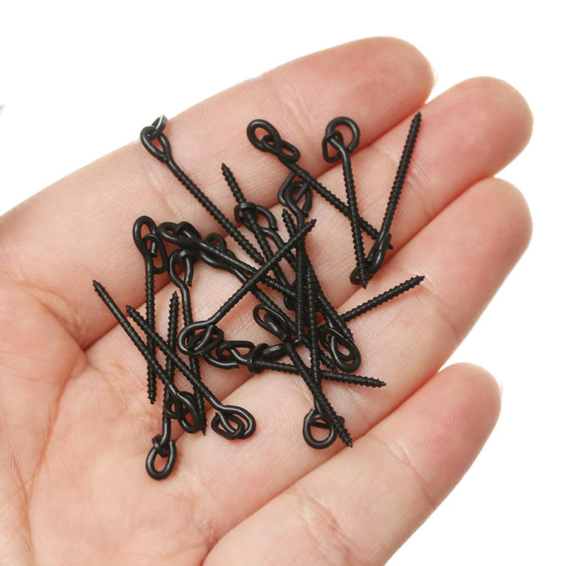 Description Picture 6 of item20pcs Carp Fishing Accessories Boilies Bait Screws With Zig Chod ronnie Rigs Rings Pop Up Carp Fishing Terminal Tackle Equipment