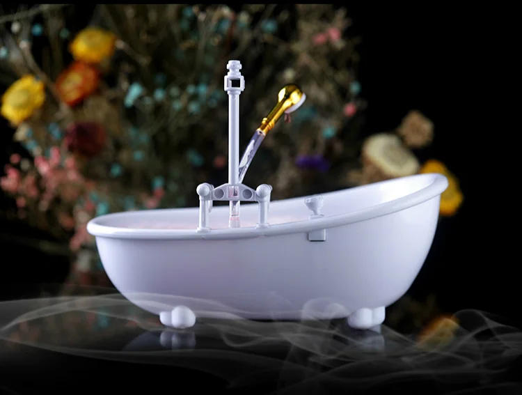 Description Picture 6 of itemFunny Creative Bathtub Cocktail Glass Electric Cyclic Water Spray Cup Milkshake Cold Drinks Bar Nightclub TIKI Flip Wine Tumbler