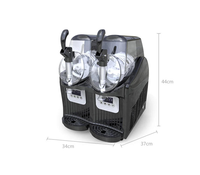 Description Picture 4 of itemElectric mini double tank slush machine 110V/220V Snow Melting machine 2.5L*2 Commercial Smoothies granita machine Ice Slusher